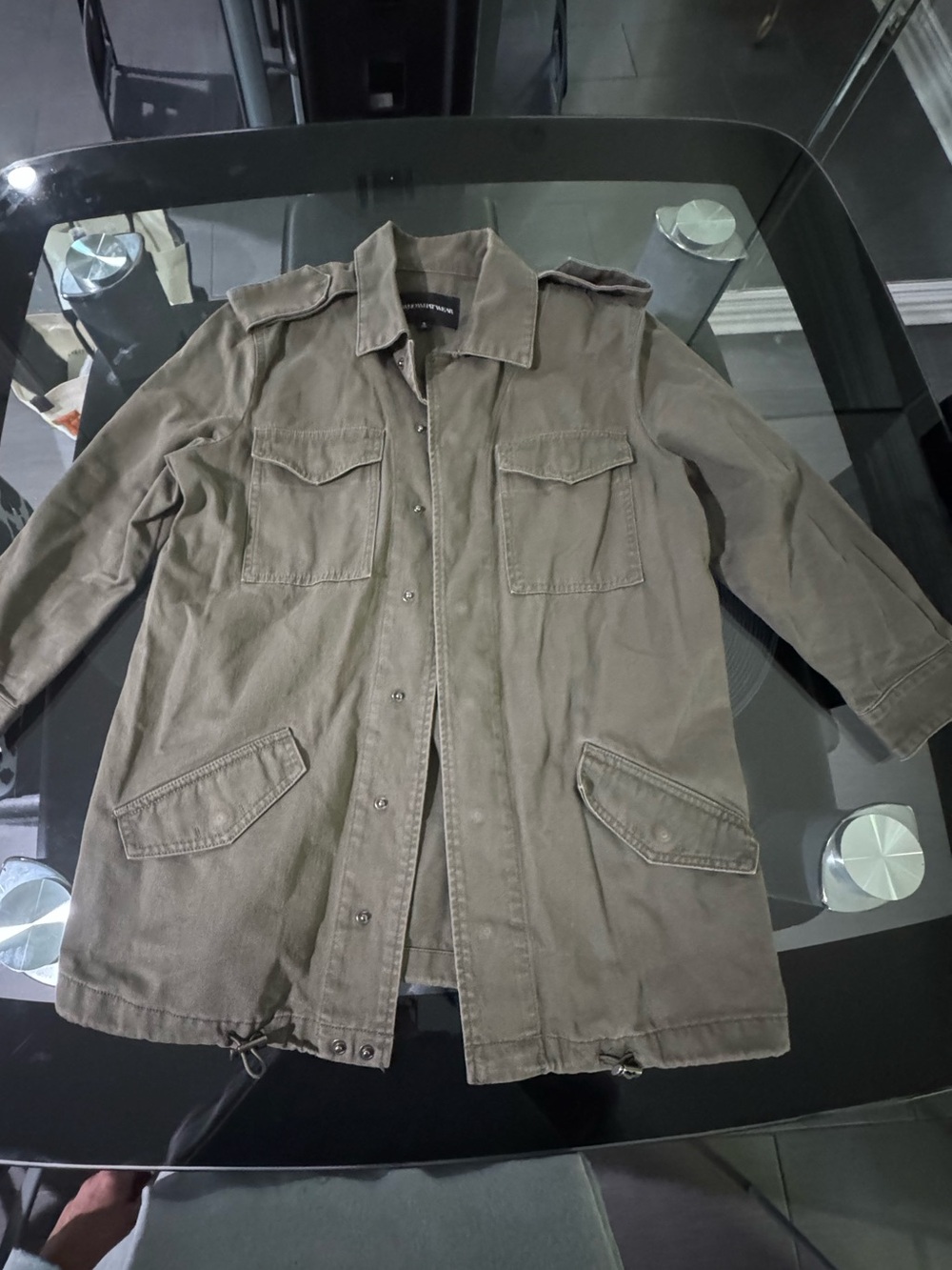 Woman’s Who What Wear Olive Green Utility Jacket